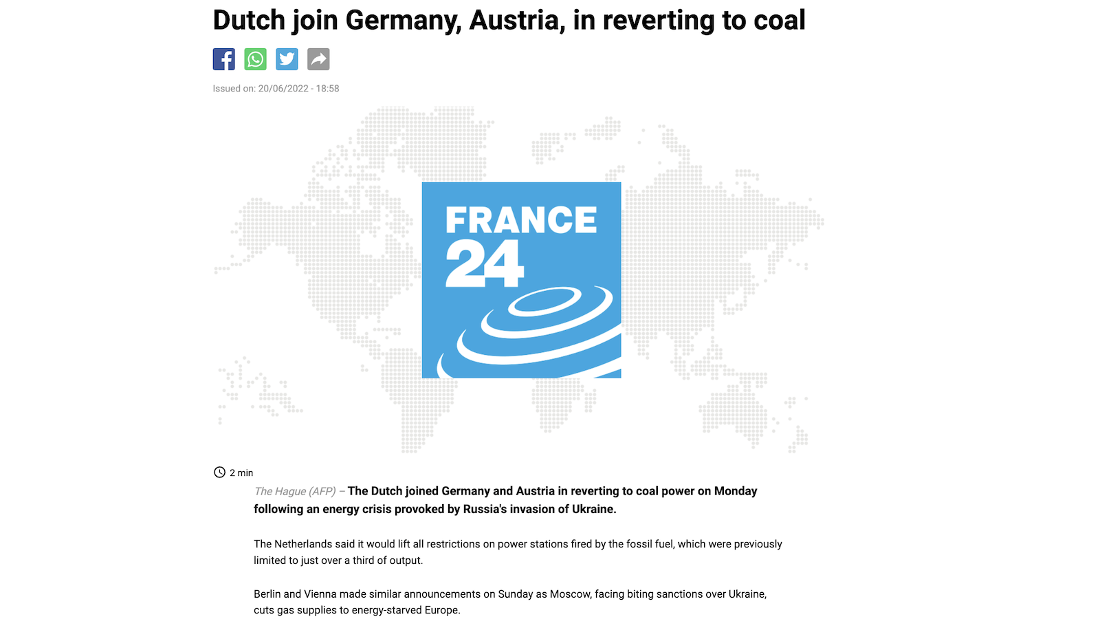 EU coal revival