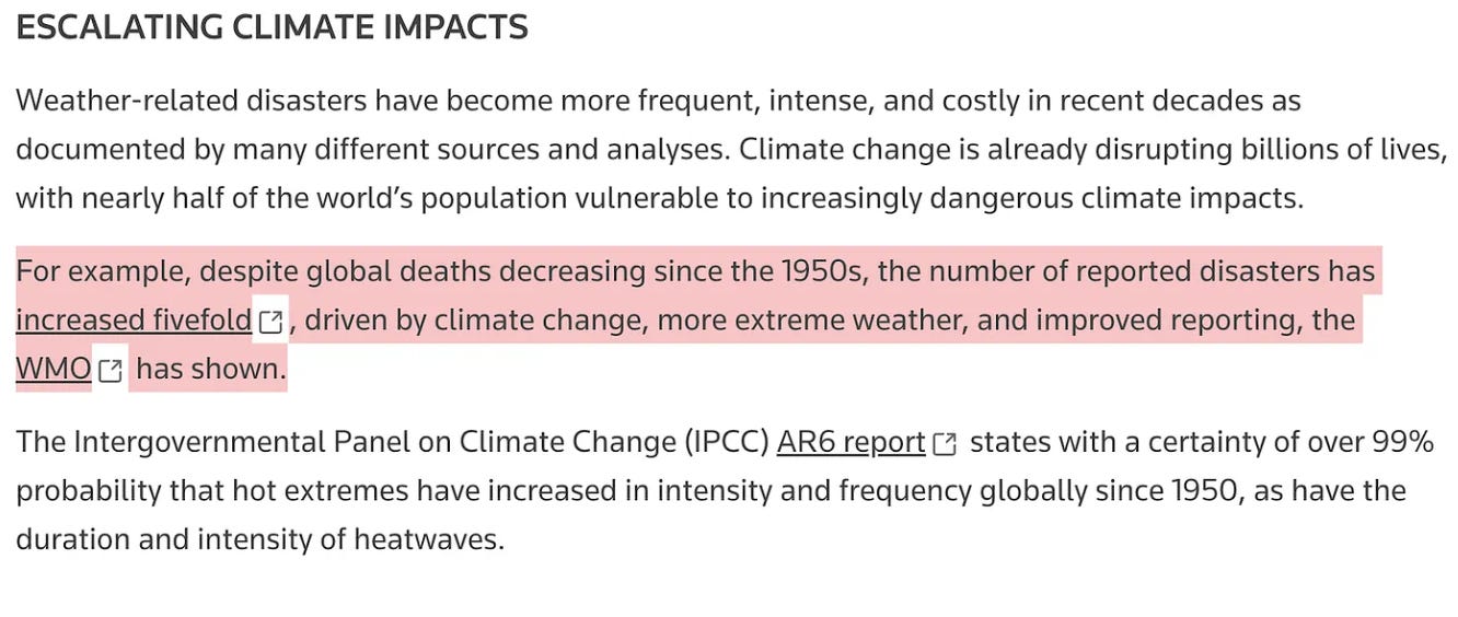 Escalating Climate Impacts