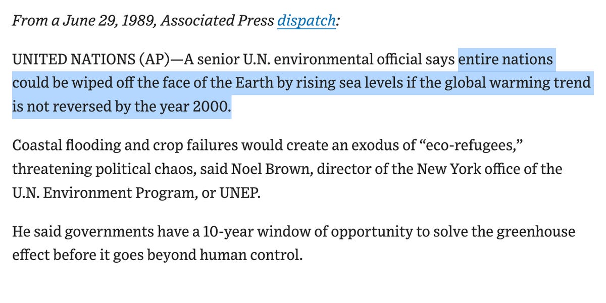 AP – entire nations could be wiped off the face of the Earth
