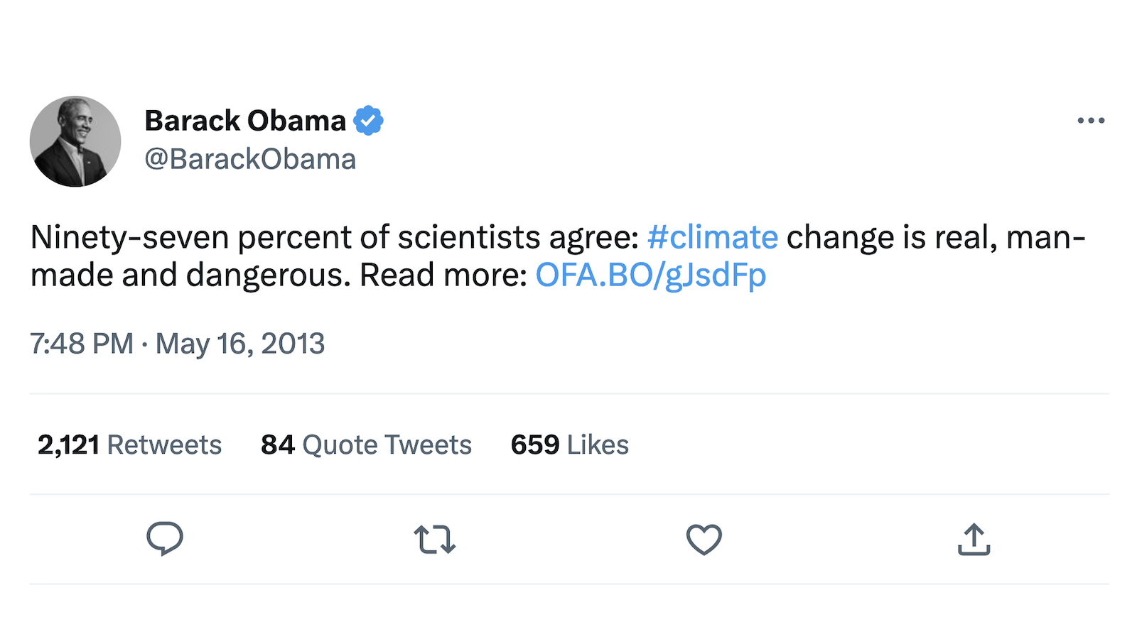 Obama 97% tweet
