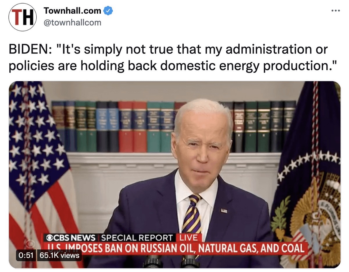 Biden Policy Defense Comment