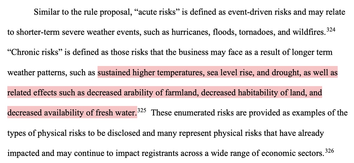 Climate Related Risks