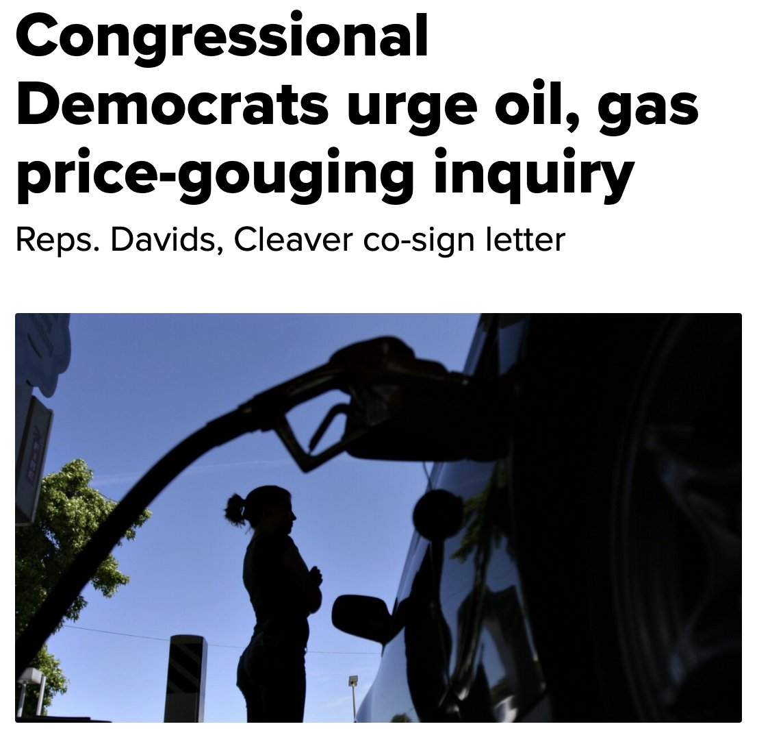 Gouging inquiry by congress