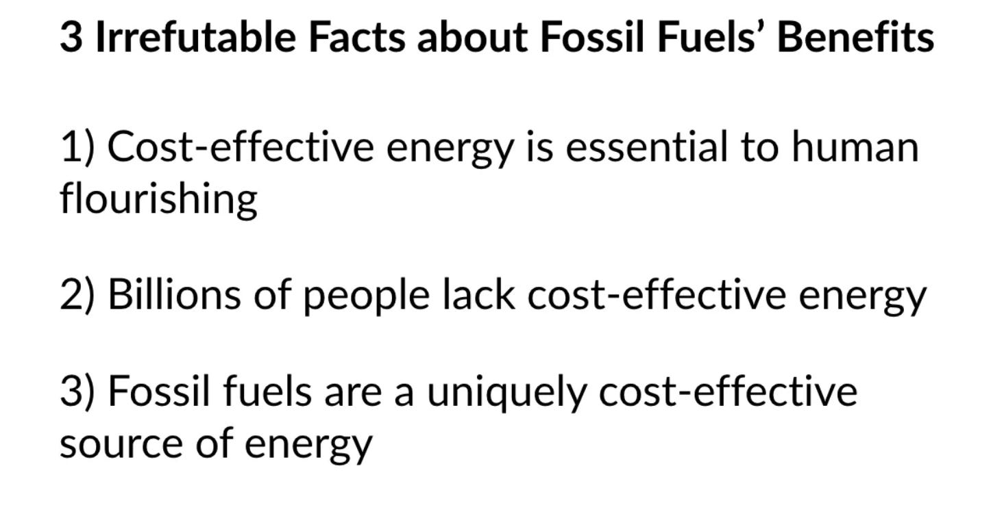 3 Irrefutable facts about fossil fuels’ benefits