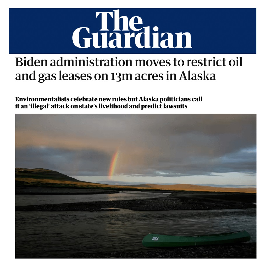 Guardian Biden Alaska Oil Restrictions