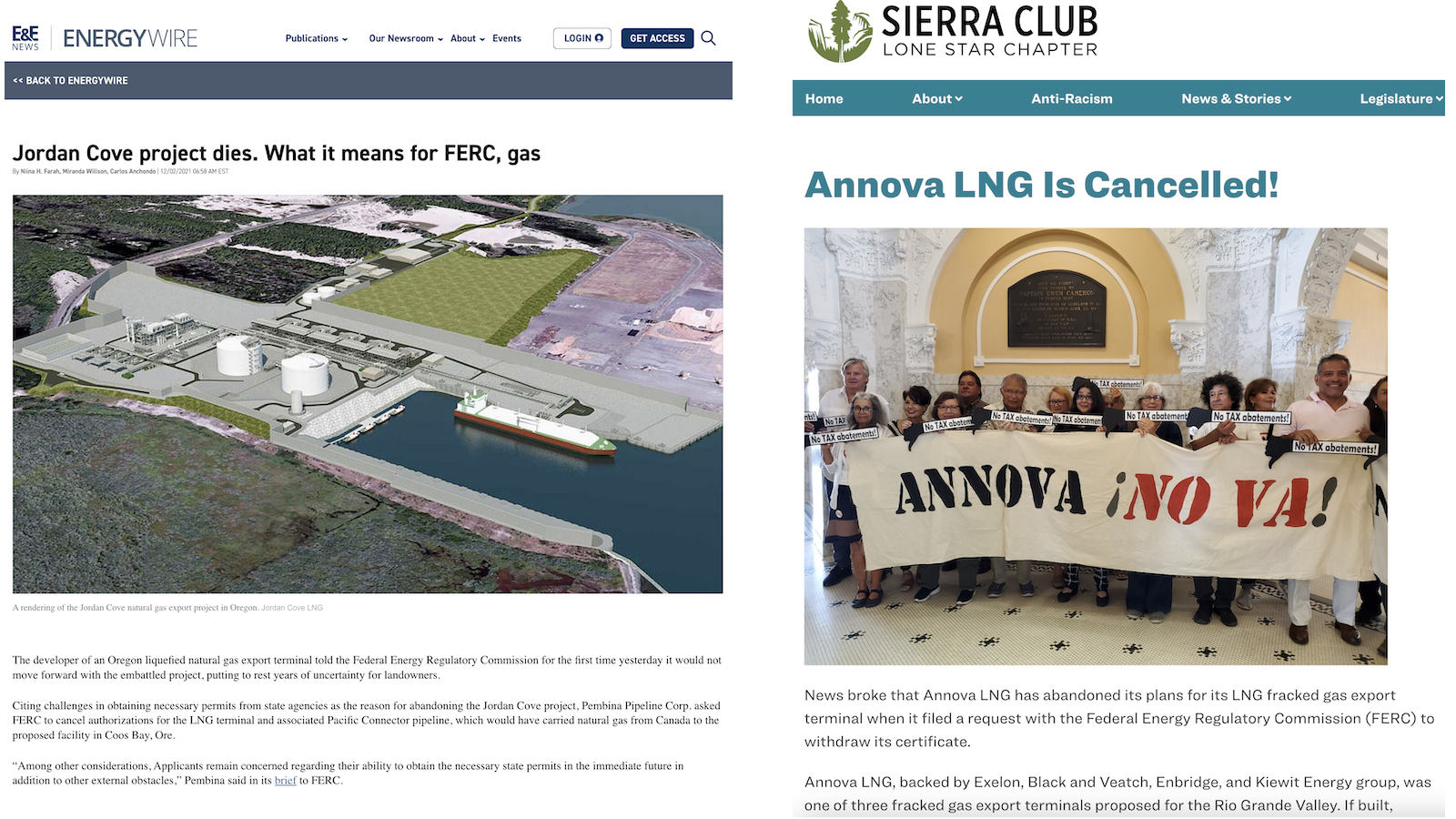 Anti-LNG movement