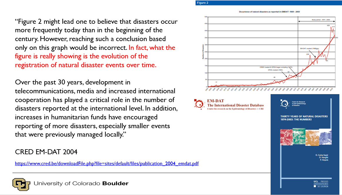 10-30 Years of Natural Disasters