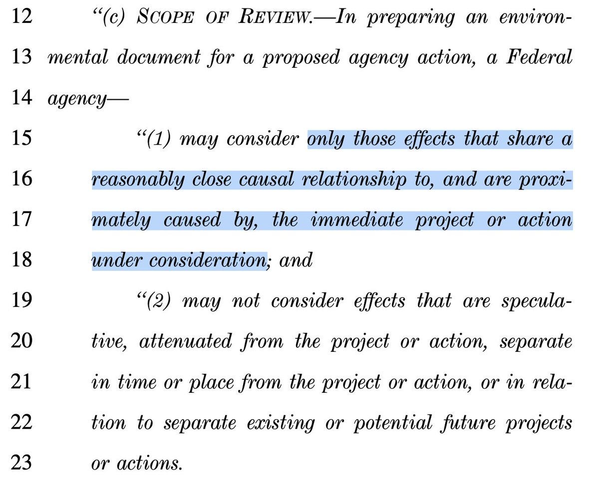 NEPA Scope of Review