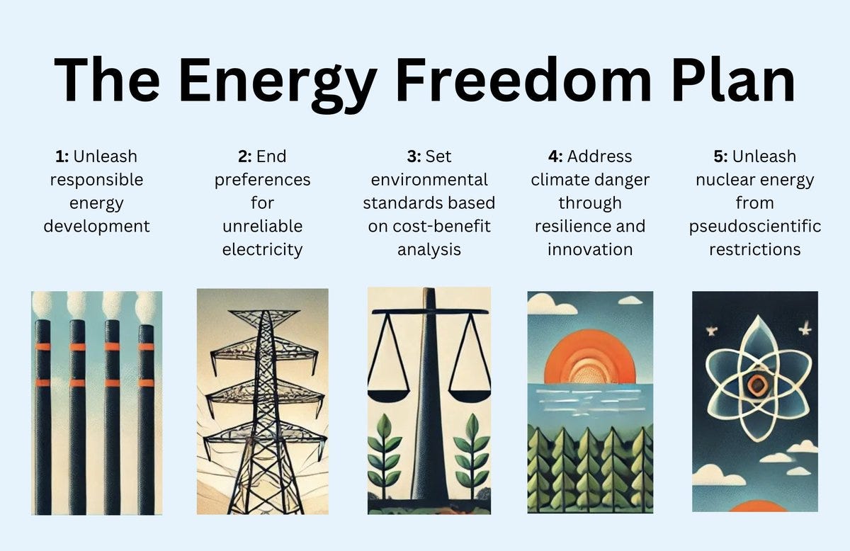 The Energy Freedom Plan Graphic Overview